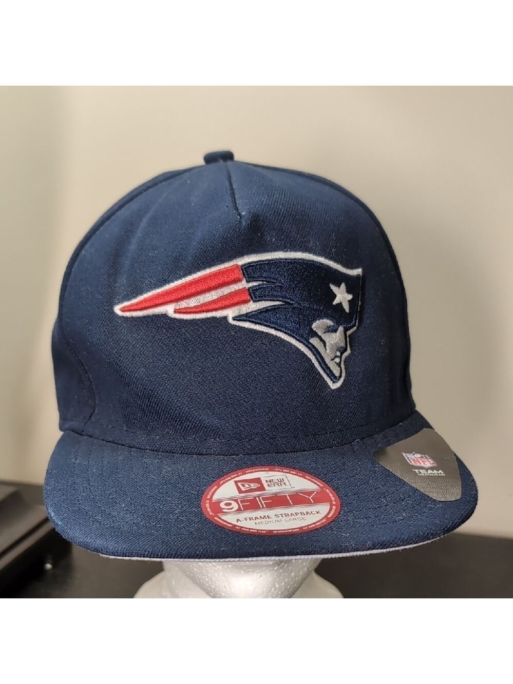 New England Patriots New Era NFL Dark Blue Patriots Hat Adjustable